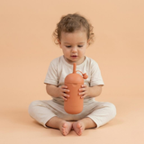 Bubblebottle Sand - Silicon kids water bottle (350 ml)