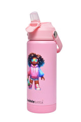 Bubblebottle Neon - Insulated Steel kids water bottle (550 ml)