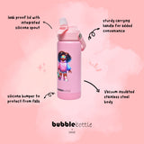 Bubblebottle Neon - Insulated Steel kids water bottle (550 ml)