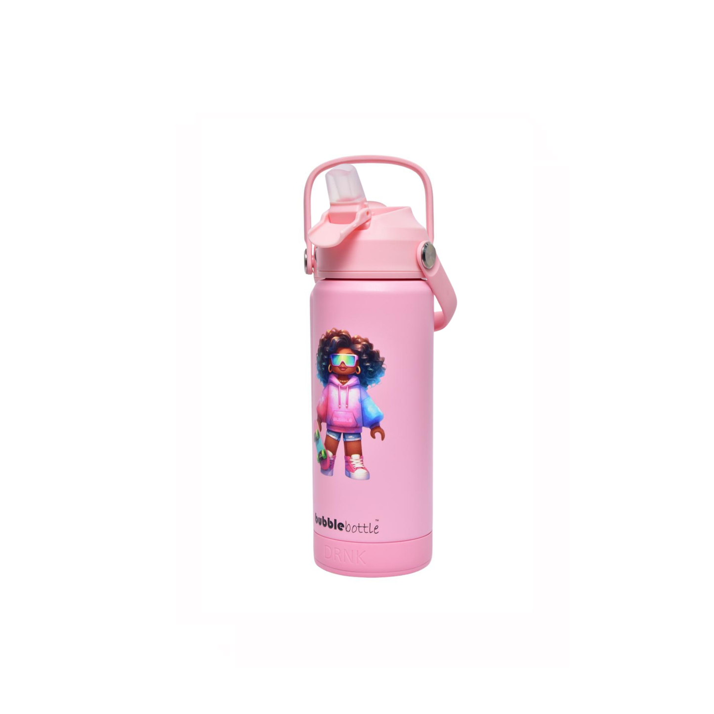 Bubblebottle Neon - Insulated Kids Water Bottle (18oz / 550ml)