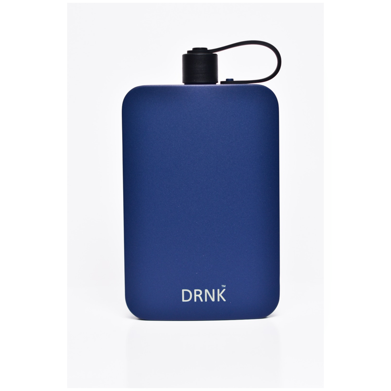 Slim Stainless Steel Water Bottle - Navy (17oz / 500ml)