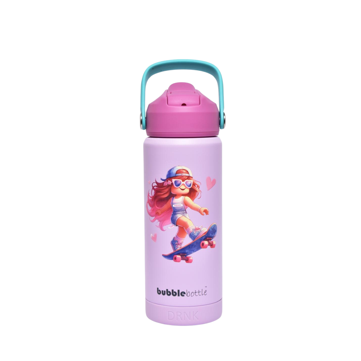 Bubblebottle Preppy - Insulated Kids Water Bottle (18oz / 550ml)