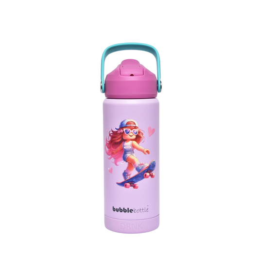 Bubblebottle Preppy - Insulated Kids Water Bottle (18oz / 550ml)