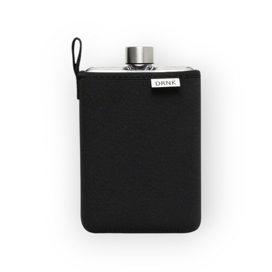 Tritan slim water bottle with Black sleeve  (500 ml)